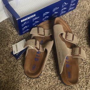 Suede Arizona Soft Footbed Birkenstock